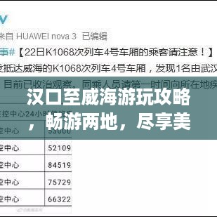 汉口至威海游玩攻略，畅游两地，尽享美景！