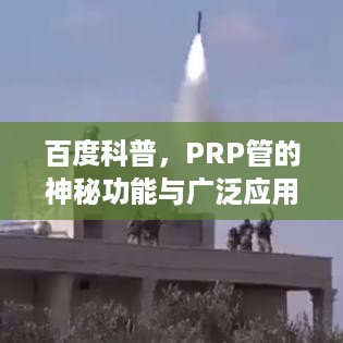 百度科普，PRP管的神秘功能与广泛应用揭秘