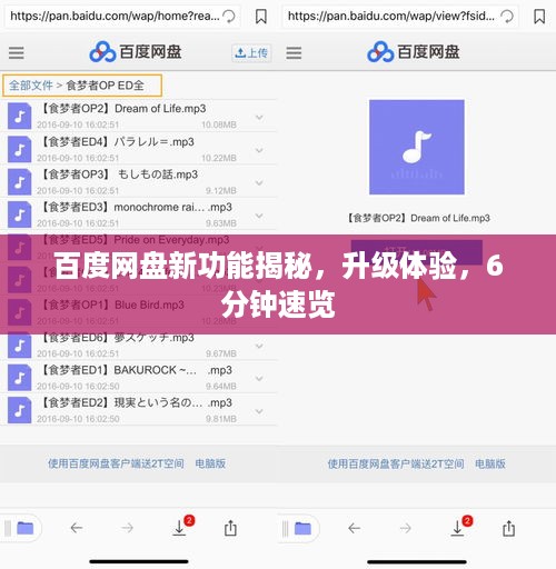 百度网盘新功能揭秘，升级体验，6分钟速览
