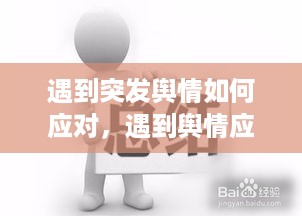 遇到突发舆情如何应对，遇到舆情应该如何处置 