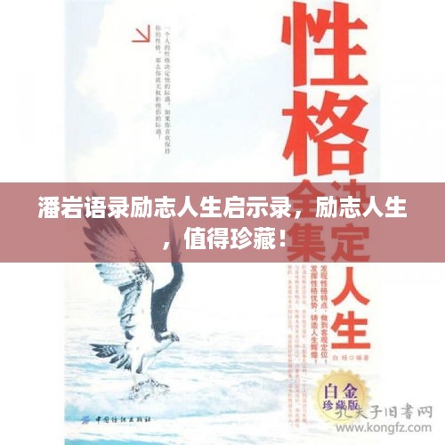 潘岩语录励志人生启示录，励志人生，值得珍藏！